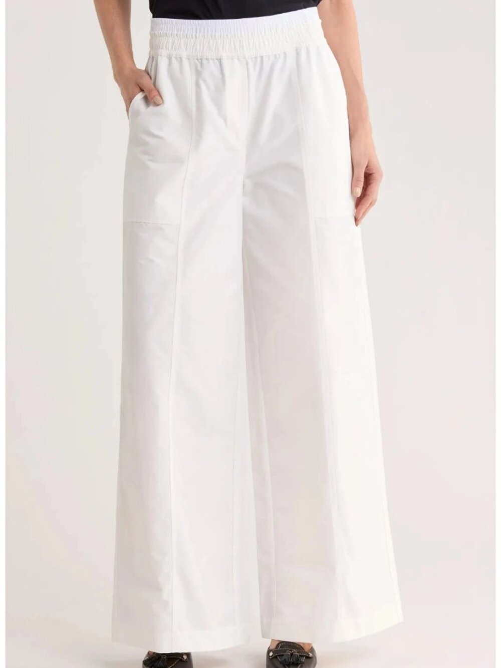 Simkhai Olly Double Waistband Wide Leg Pants